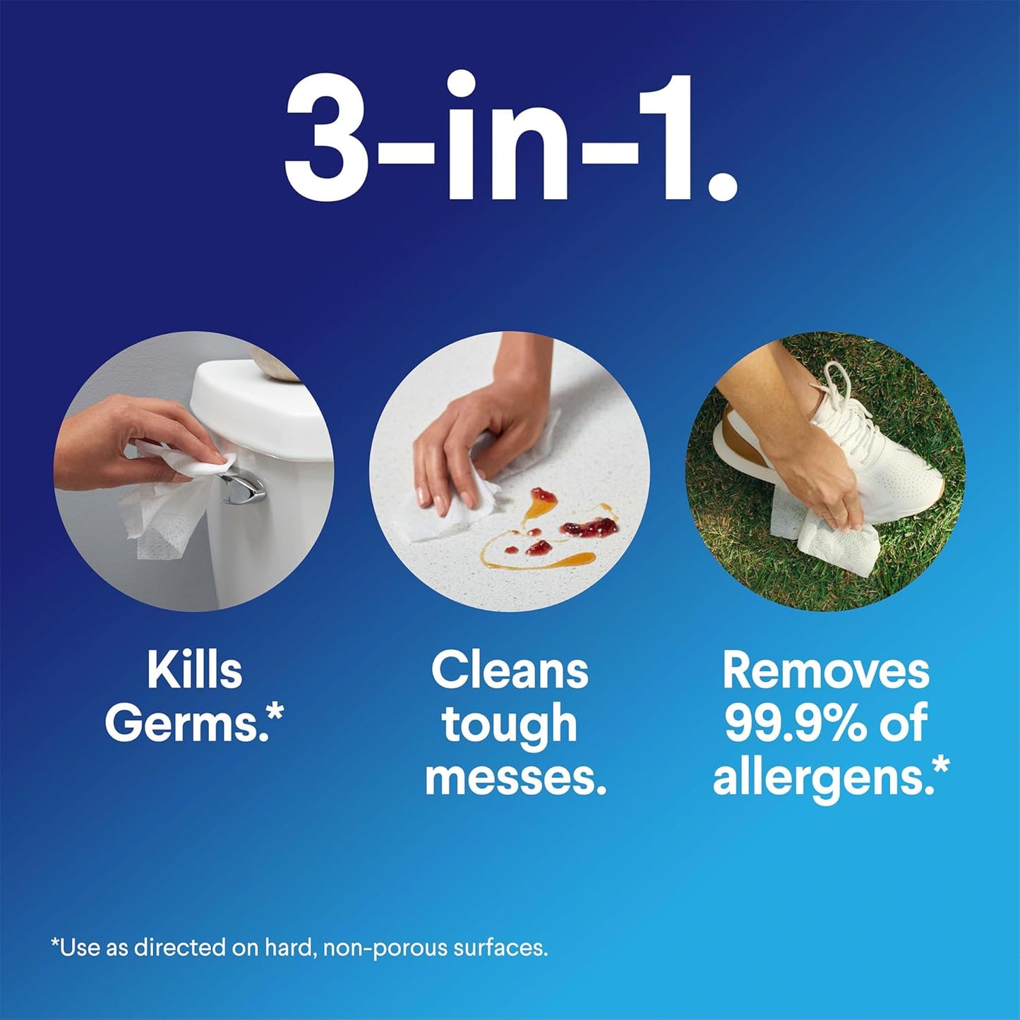 Clorox Disinfecting Wipes, Bleach Free Cleaning Wipes, Household Essentials, Dorm Room Essentials, Fresh Scent, Moisture Seal Lid, 75 Wipes, Pack of 3 (New Packaging)