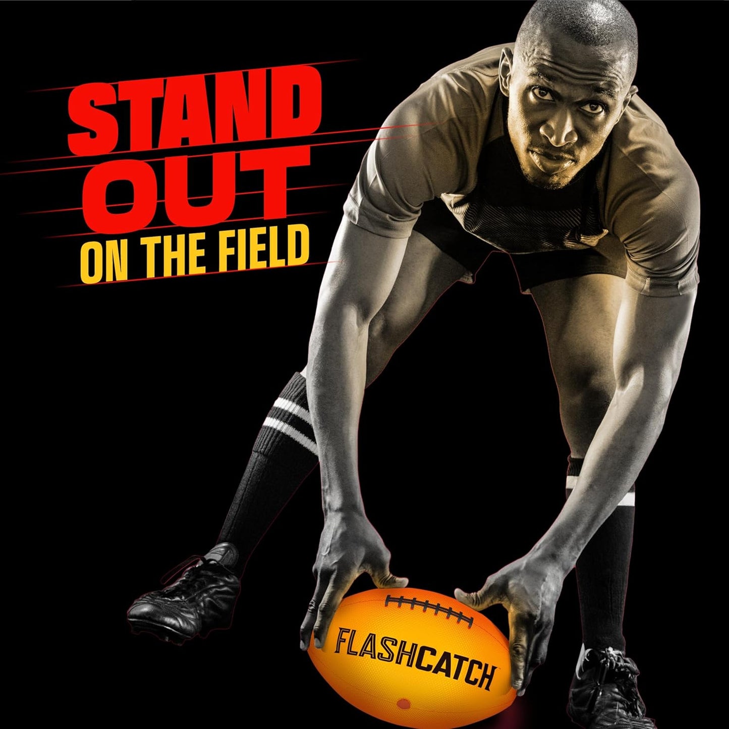 Light Up Football - Glow in the Dark Ball - NO 6 - Boys Gifts - Outdoor Sports, Birthday Gifts for Boys 8-15+ Year Old - Kids Teenage Youth Gift Ideas - Boy Toys Stuff Ages 8 9 10 11 12 13 14 15