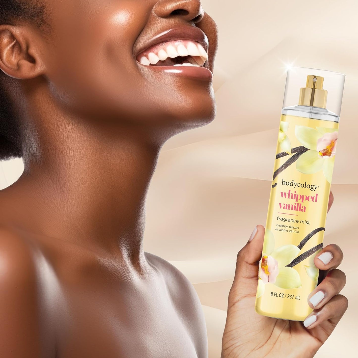 Bodycology Long-Lasting Fragrance Body Mist, Whipped Vanilla, 8 fl oz - Cart Shape