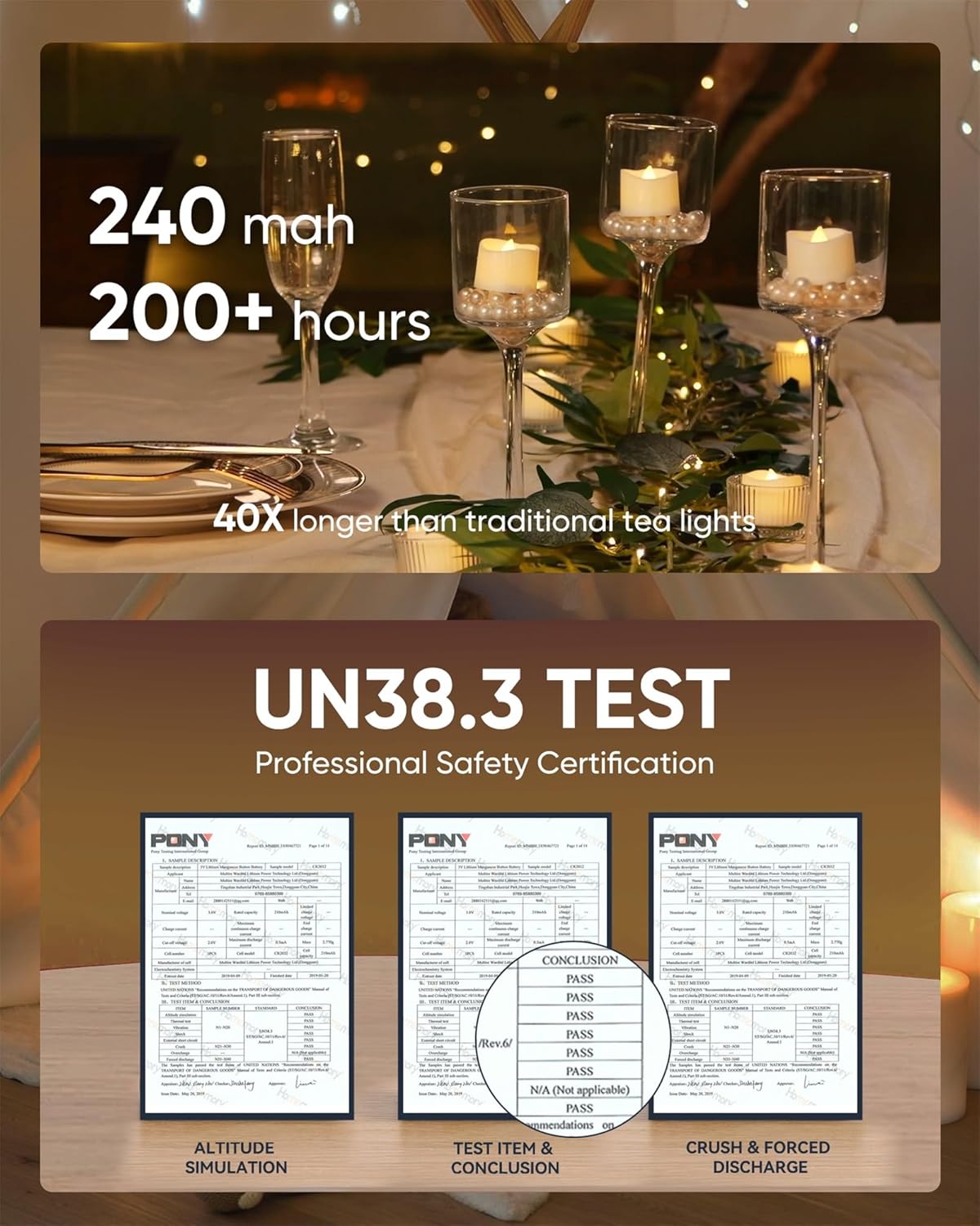 Homemory 12Pcs Flickering Flameless Candle Battery Operated, 200+Hours Fake Electric LED Tea Lights for Votive, Centerpiece Table Decorations, Wedding, Aniversary, Halloween,