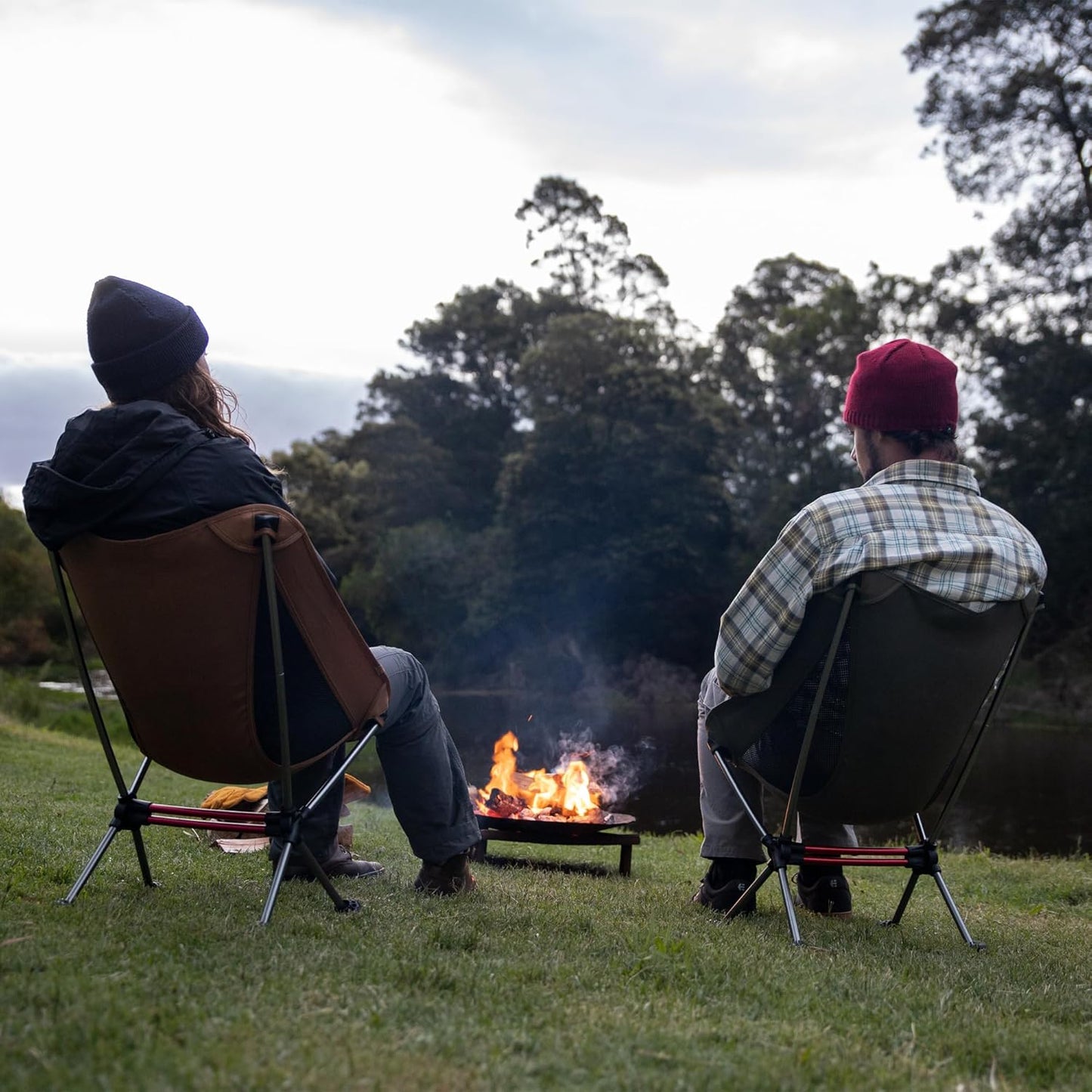 Naturehike YL08 Ultralight Camping Chair, 2.12 LBS Portable Backpacking Chair with Anti-Sinking Feet, Lightweight Compact Collapsible Camp Chair Folding Hiking Chair