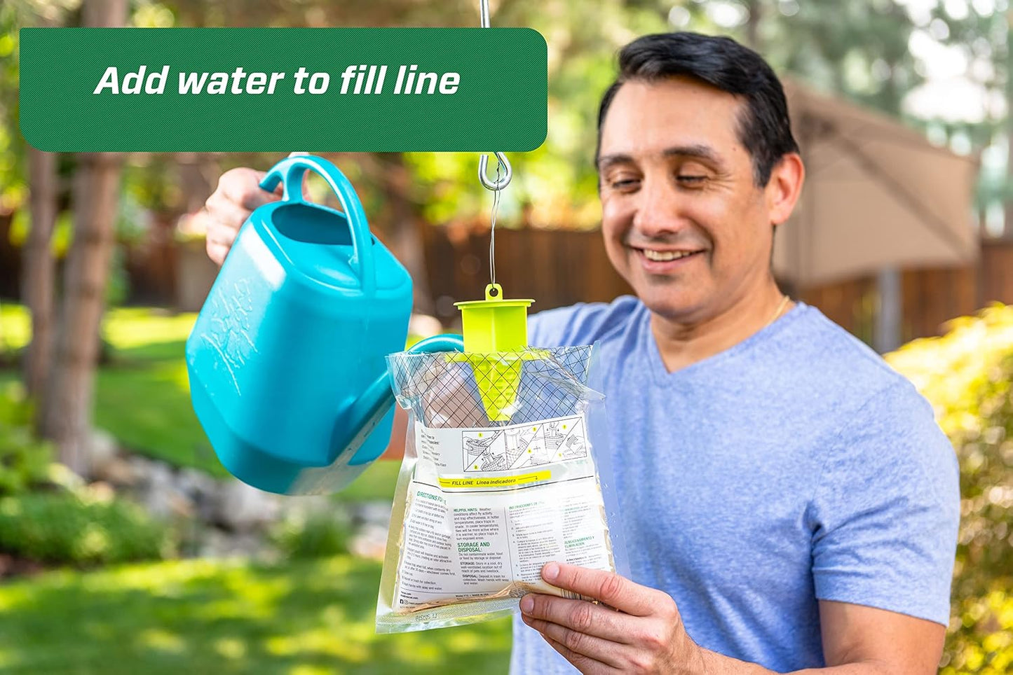 RESCUE! Outdoor Disposable Hanging Fly Trap - 8 Traps