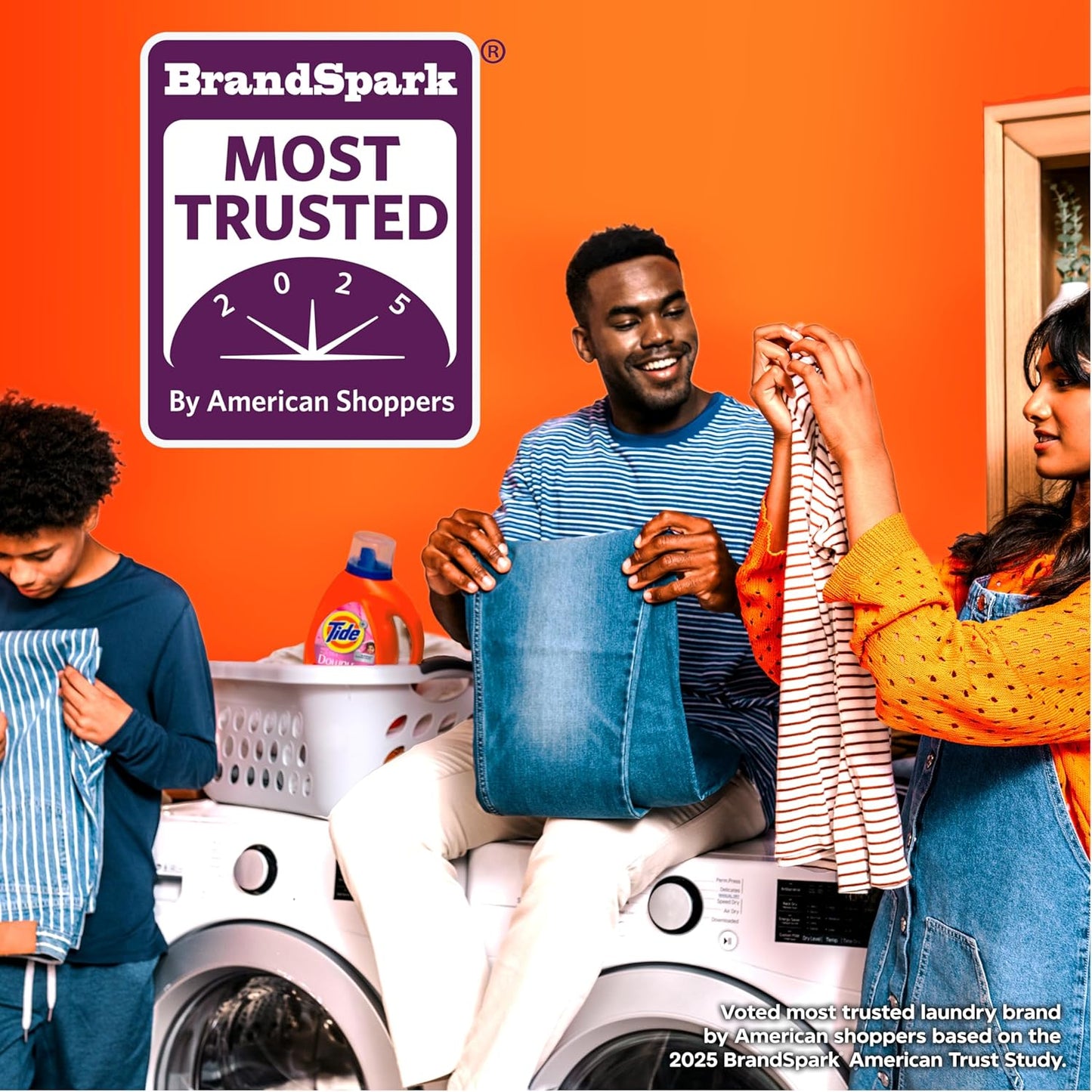 Tide Plus Boost of Ultra Downy Liquid Laundry Detergent, April Fresh Scent, 92 fl oz, 65 Loads, Laundry Detergent Liquid with Long-Lasting Freshness