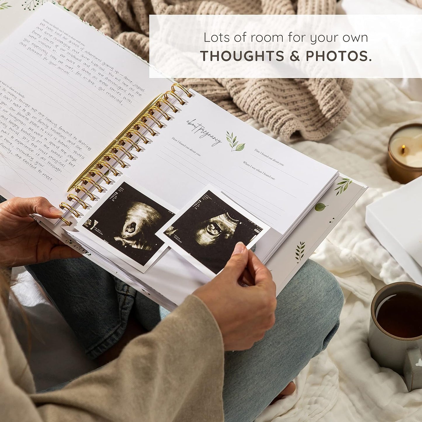 Keepsake Memory Book for Baby Boy or Girl Timeless First 5 Year Baby Book A Milestone Book to Record Every Event from Birth to Age 5 Gender Neutral Journal Scrapbook Photo Album