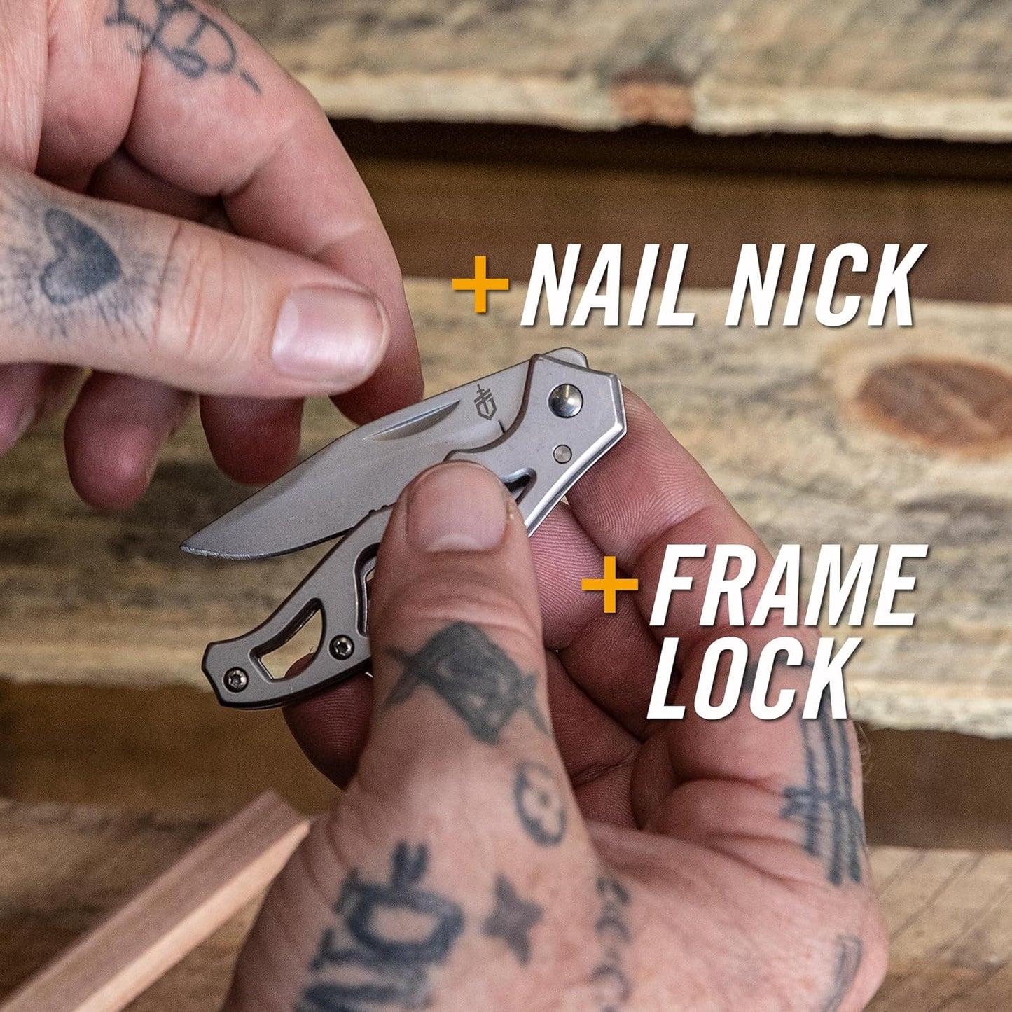 Gerber Gear Paraframe Mini Pocket Knife, 2.2" Fine Edge Small EDC Folding Knife with Safety Lock for Everyday Carry, Gifts for Men, Stainless Steel