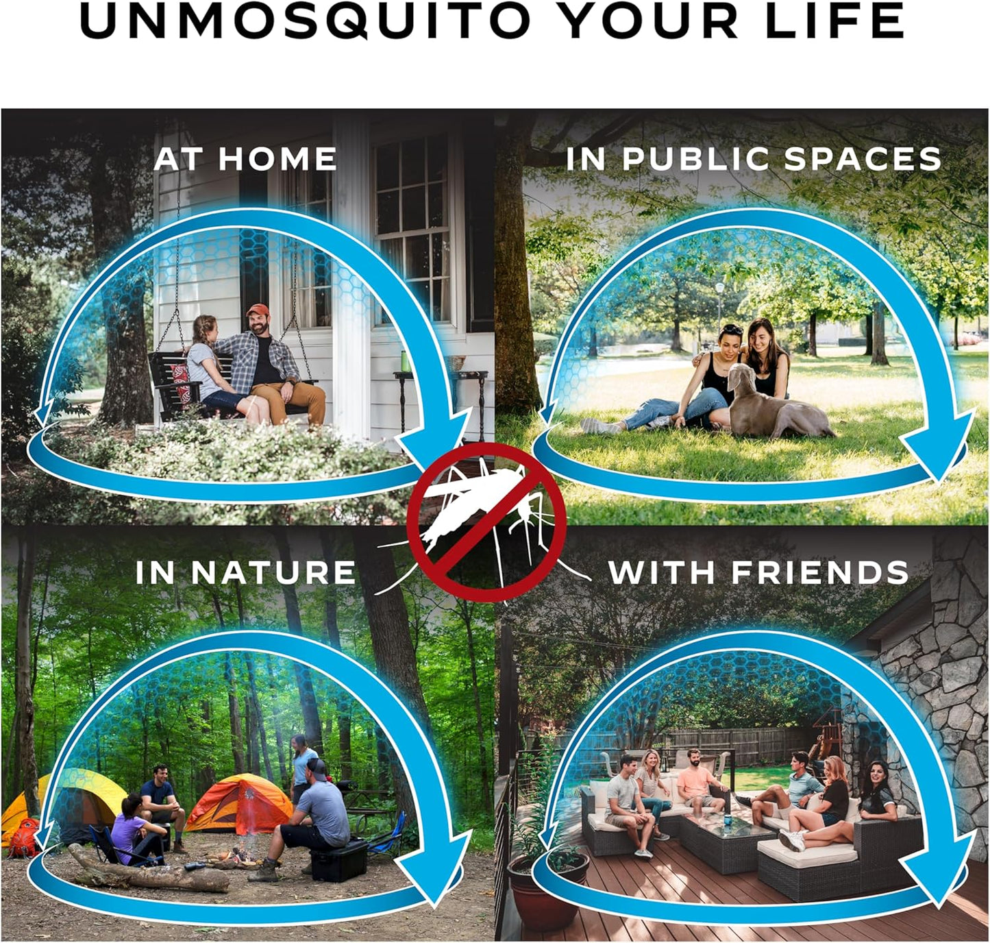 Thermacell Mosquito Repeller Patio Shield; Includes 12-Hour Refill; 15 Foot Zone of Protection; Highly Effective Mosquito Repellent for Patio; Bug Spray Alternative; Scent Free