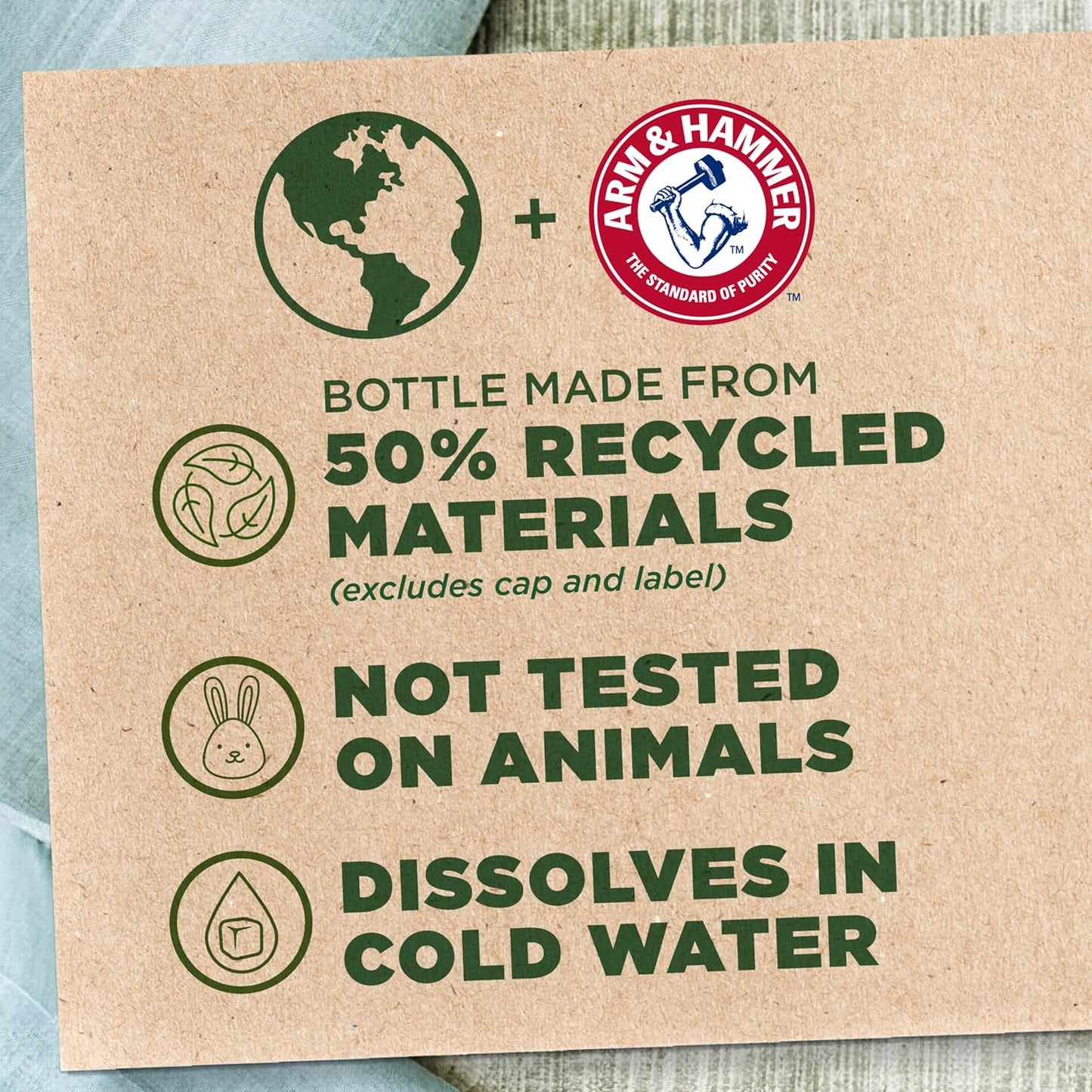 ARM & HAMMER Odor Blasters In-Wash Scent Booster, Laundry Scent Booster Fresh Burst Scent, 45 Oz