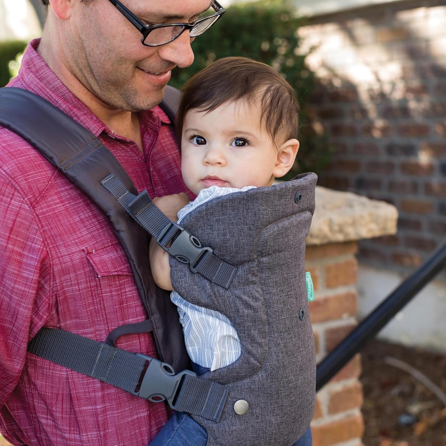 Flip 4-in-1 Convertible Baby Carrier – Ergonomic, Adjustable Carrier for Newborn to Toddler (8–32 lbs), Gray