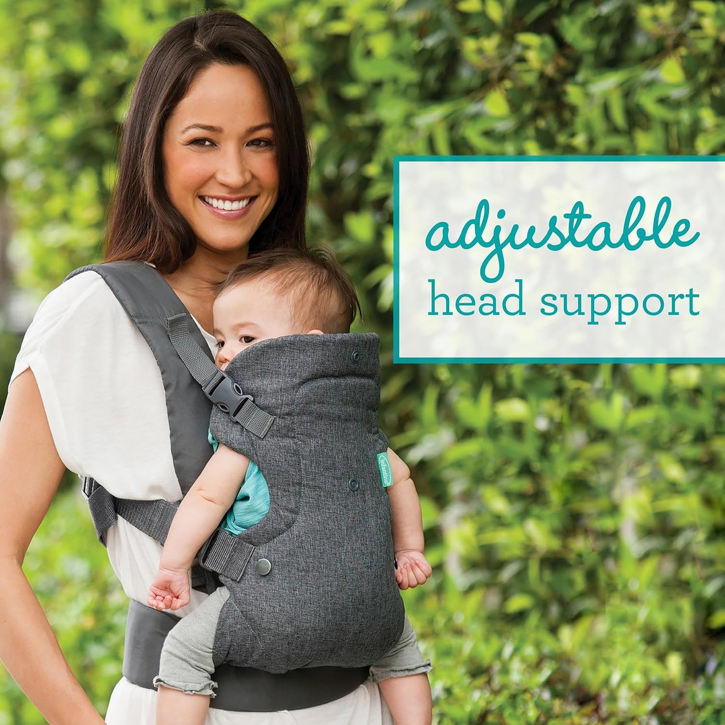 Flip 4-in-1 Convertible Baby Carrier – Ergonomic, Adjustable Carrier for Newborn to Toddler (8–32 lbs), Gray
