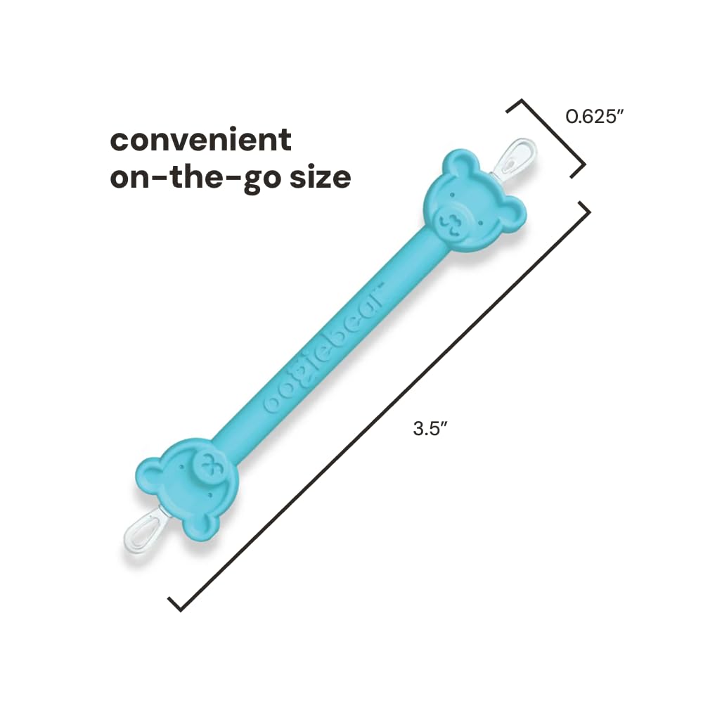 oogiebear Baby Nose Cleaner & Ear Wax Removal Tool - Safe Booger & Earwax Removal for Newborns, Infants, Toddlers - Dual-Ended - Essential Baby Stuff
