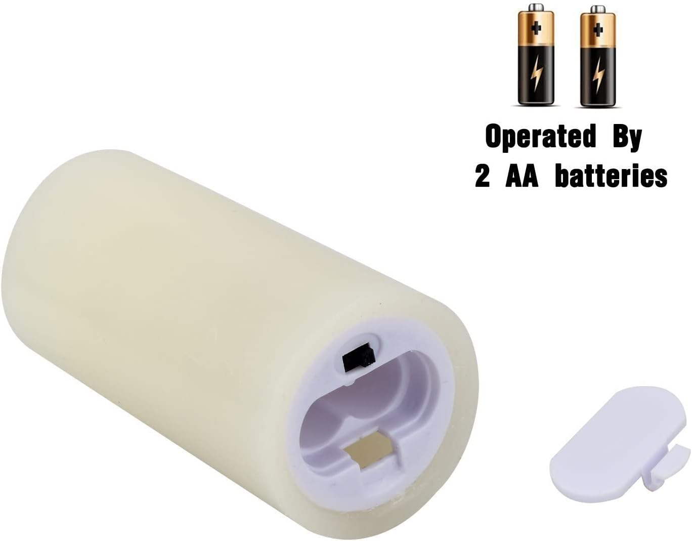 Flameless Candles Led Candles Pack of 9 (H 4" 5" 6" 7" 8" 9" x D 2.2") Real Wax Battery Candles with Remote Timer for Home Fireplace Decor Wedding Festival Decor (Ivory 9 Pack)