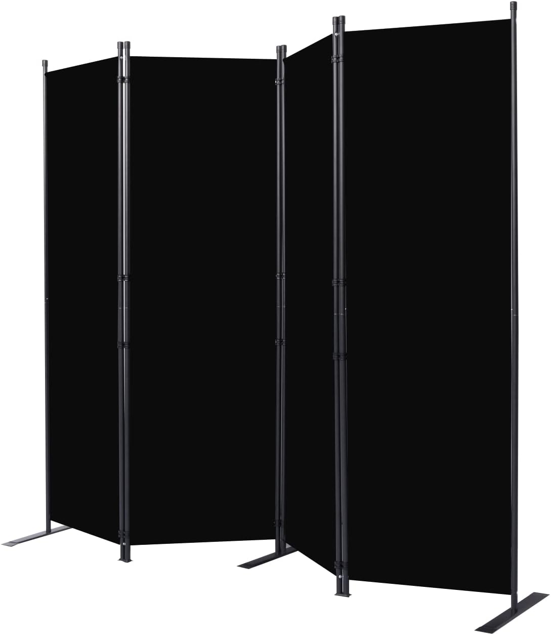Room Divider 6FT Portable Room Dividers and Folding Privacy Screens, 88'' W Fabric Divider for Room Separation, 4 Panel Partition Room Dividers Screen