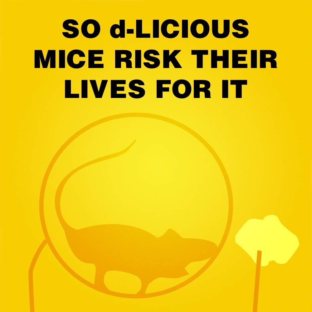 d-CON Refillable Corner Fit Mouse Bait Station, 1 Trap + 18 Bait Refills