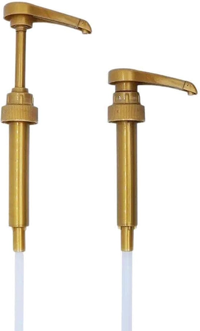 Syrup Pump Compatible with Torani, DaVinci and Skinny (Set of 2) - fits bottles (25.4 oz-750ml)