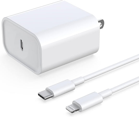 for iPhone Fast Charger, 33W USB C PD Wall Charger Block Plug with[MFi Certified]6ft Type C to Lightning Cable Quick Charging Data Sync Cord for iPhone14 13 12 11 Pro Max Mini Xs Xr iPad Air