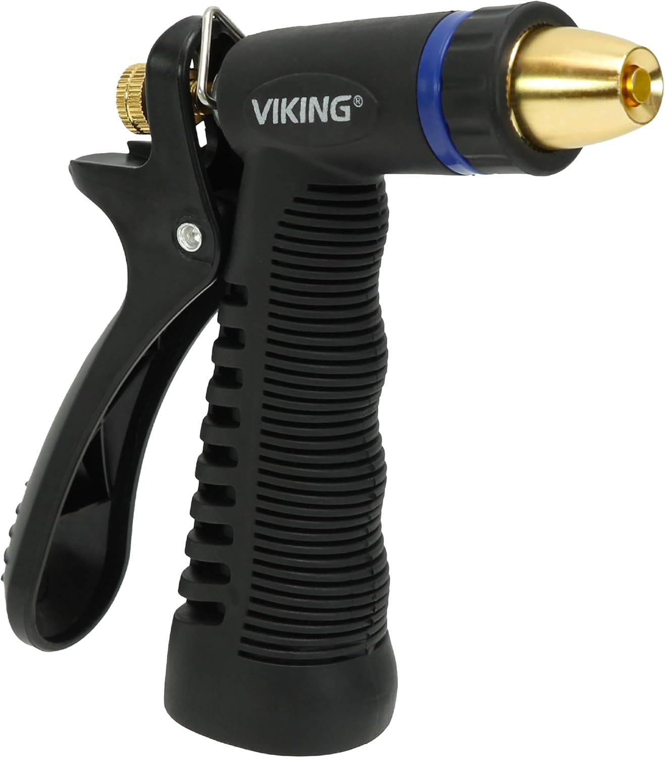 VIKING Hose Nozzle, Garden Hose Nozzle, Adjustable and Heavy Duty for Washing Car, Watering Plants, Washing Pets, and Home Use