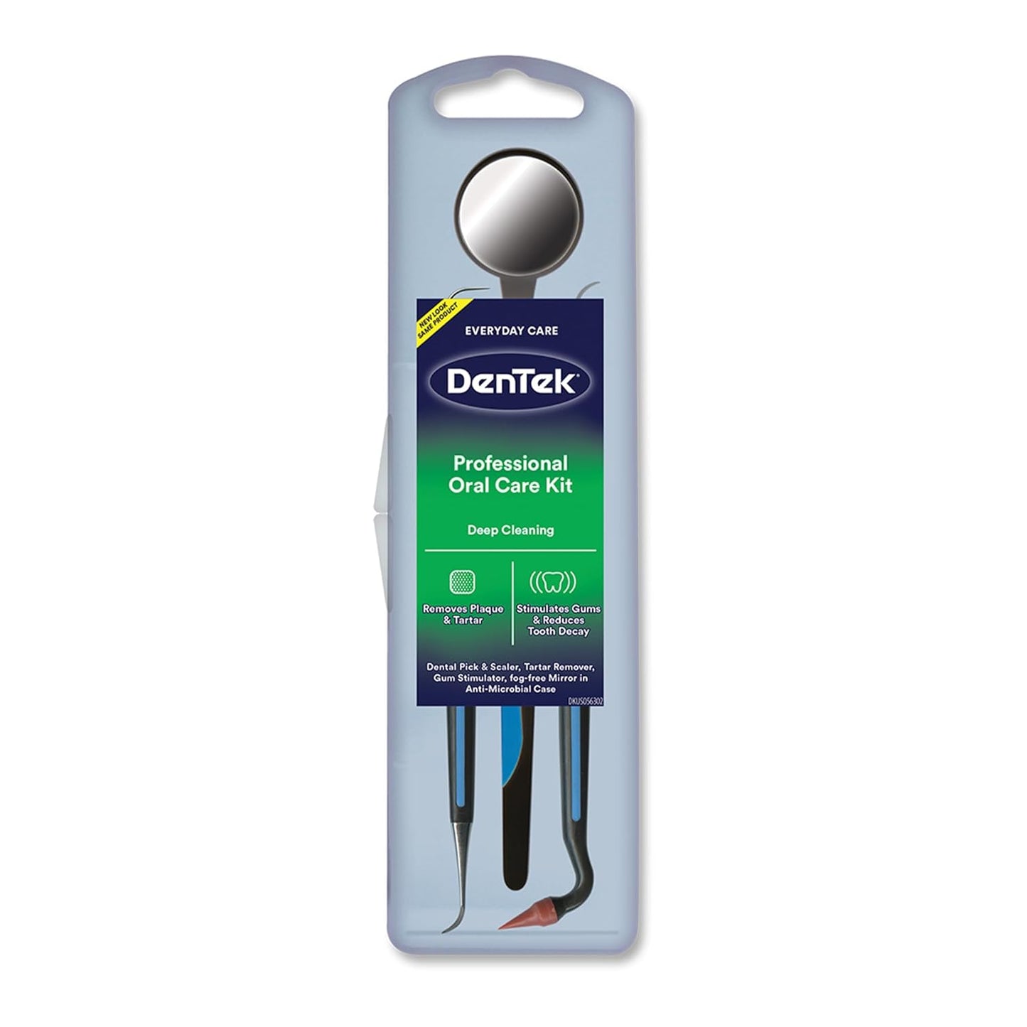 DenTek Professional Oral Care Kit, Complete Set of Dental Tools Including Mirror, Dental Pick, Scaler & Stimulator