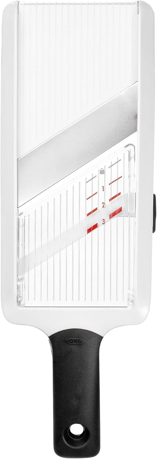 OXO Good Grips Handheld Mandoline Slicer for Kitchen, Adjustable Vegetable Slicer