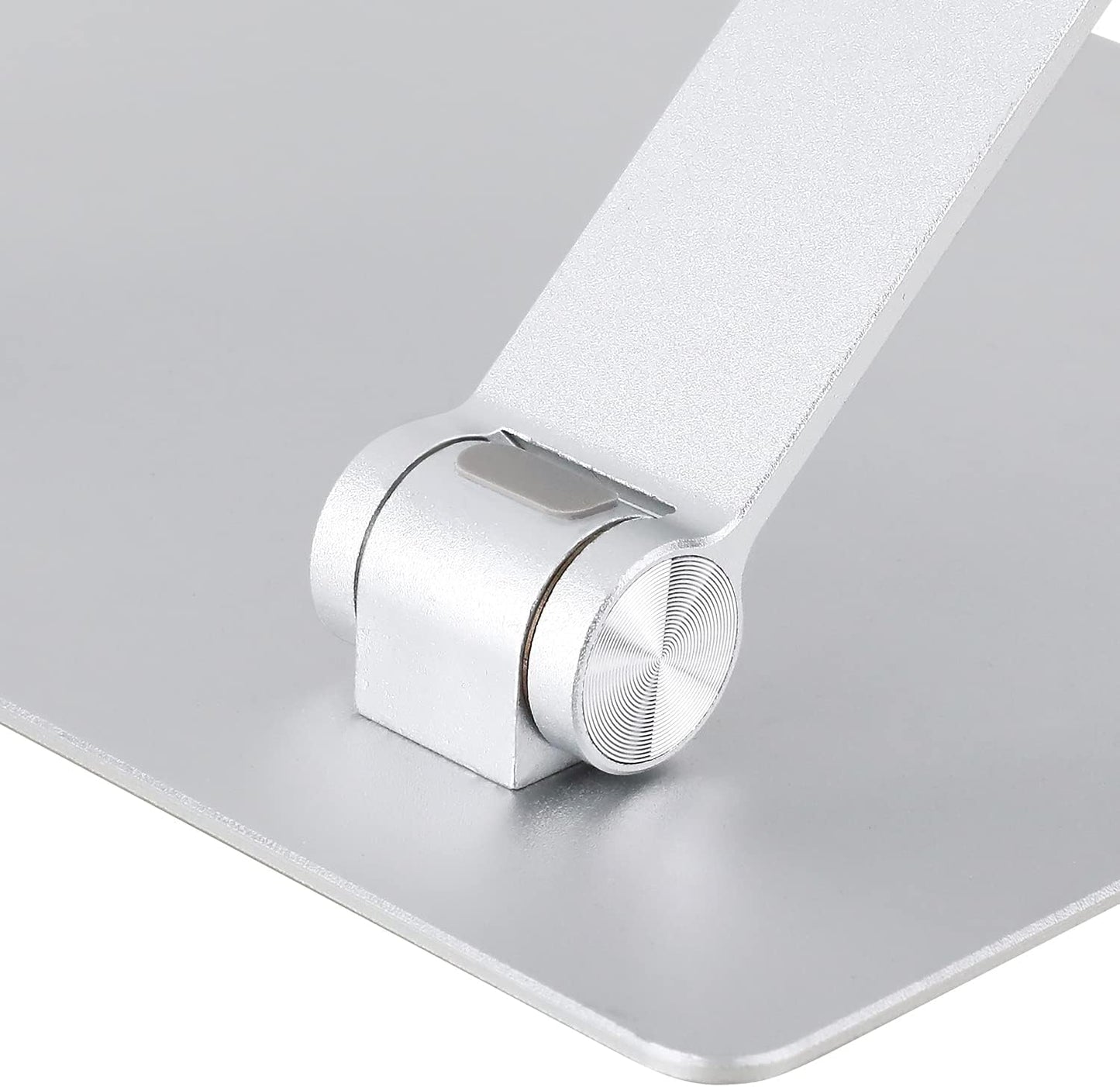 Sturdy and Portable Ergonomic Laptop Stand for Desk, Adjustable Riser, Fits all Laptops and Notebooks up to 17.3 Inch, Silver, 10 x 8.7 x 6 in