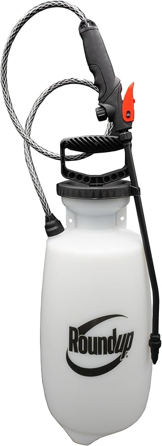 Roundup 190260 2-Gallon Lawn and Garden Sprayer for Controlling Insects and Weeds or Cleaning Decks and Siding - Cart Shape