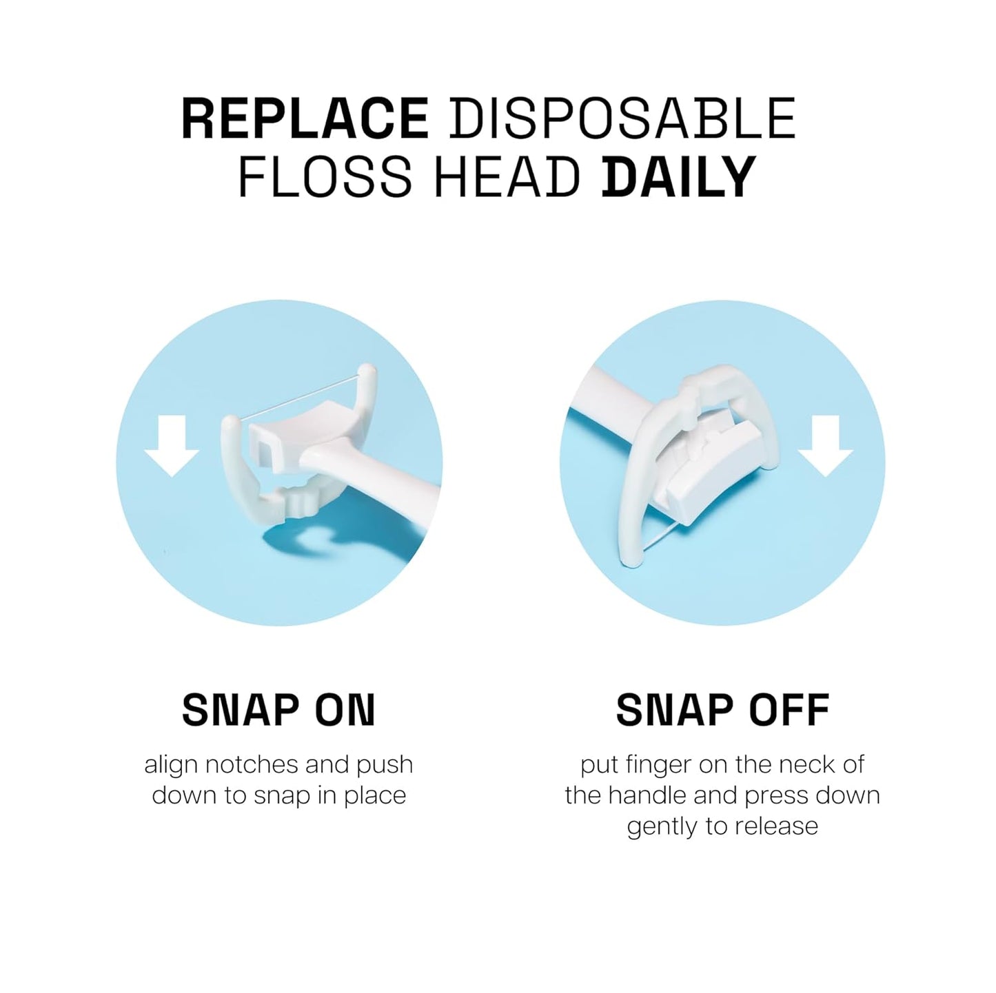 REACH Ultraclean Access Flosser Refill Heads, Mint, Plaque Remover for Teeth, Shred Resistant, for Hard to Reach Areas, Oral Care, PFAS Free, for Adults & Kids, 1 Pack, 28 Count