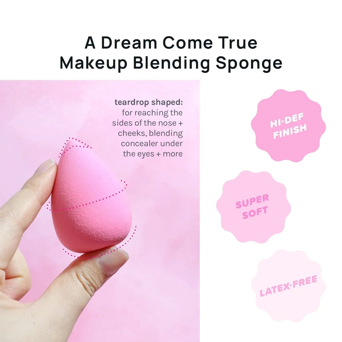 AOA Studio Latex-Free Makeup Sponge Set of 6, Super Soft for Powder, Cream & Liquid - Cart Shape