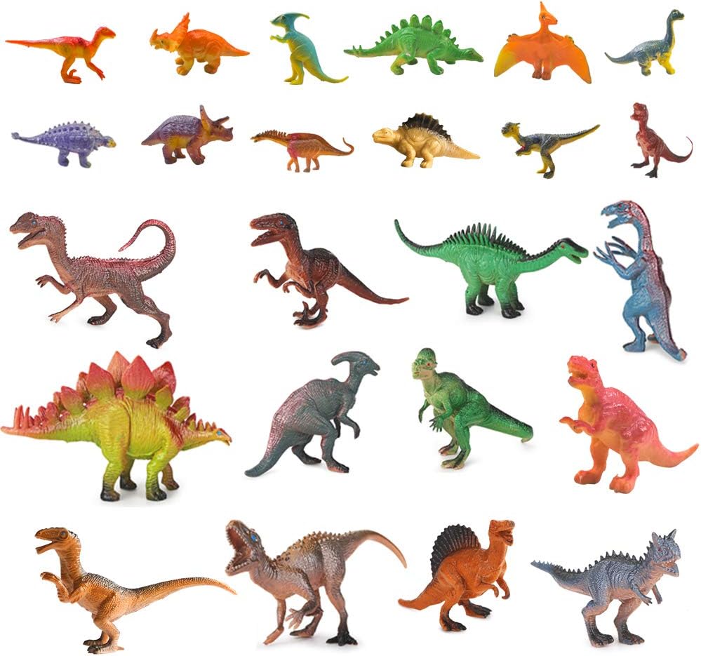 Christmas Advent Calendar 2025 Realistic Dinosaur Figurine Décor Xmas 24 Days Countdown Calendar Christmas Gift For Boys and Girls