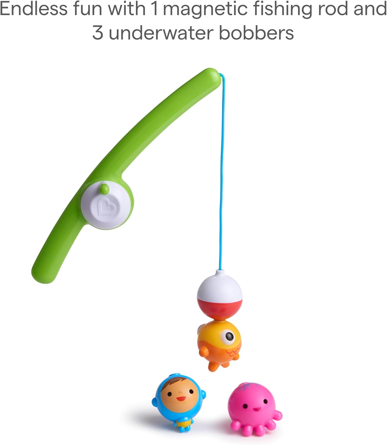 Munchkin® Fishin'™ Magnetic Baby and Toddler Bath Toy, 4pc Set