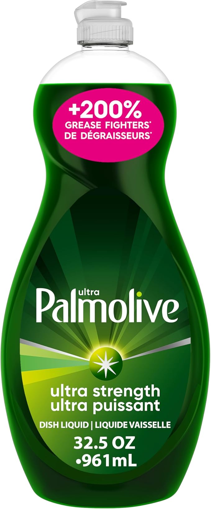 Palmolive Ultra Strength Liquid Dish Soap, Original Green, 32.5 Fluid Ounce