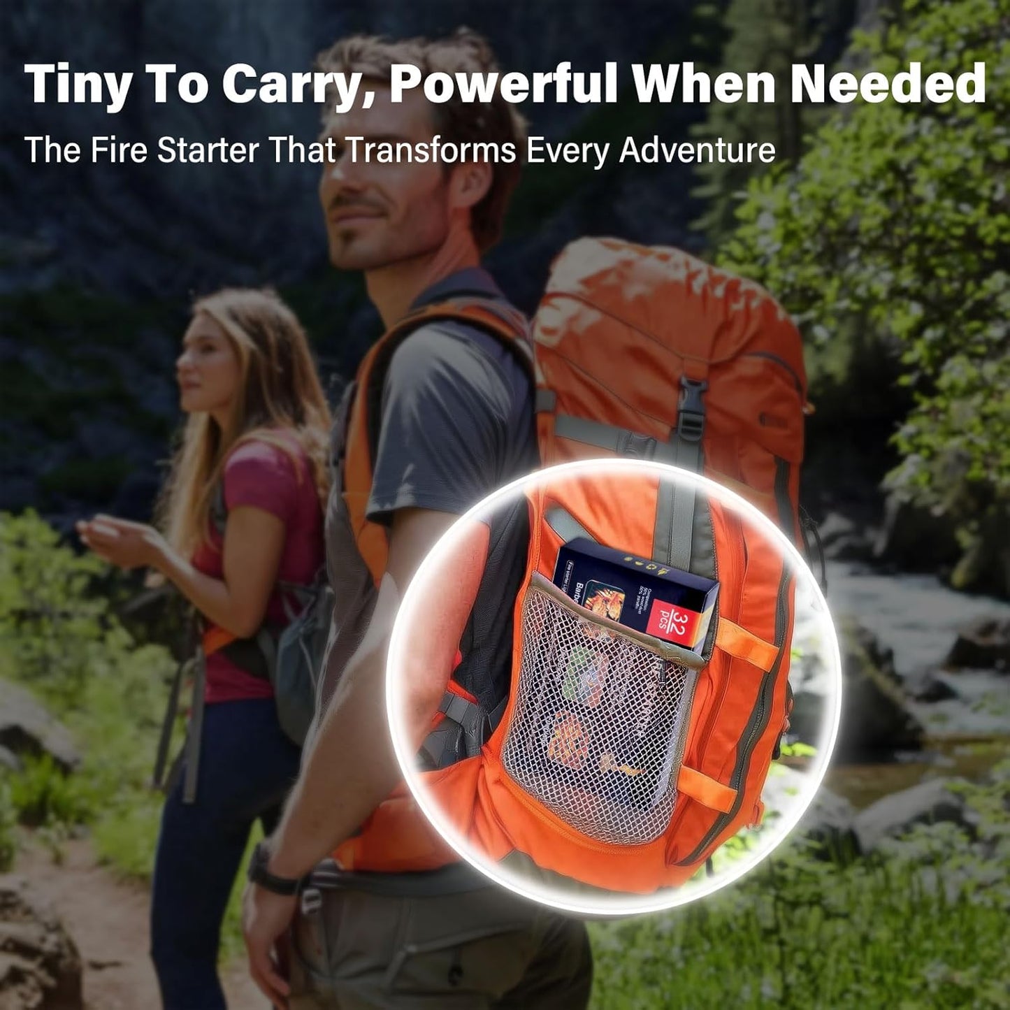 HGD Fire Starter, Natural Fire Starters for BBQ, Campfire, Fireplace, Charcoal, Wood Stove, Chimney, Fire Pit, Grill, Smoker, Indoor Outdoor Use