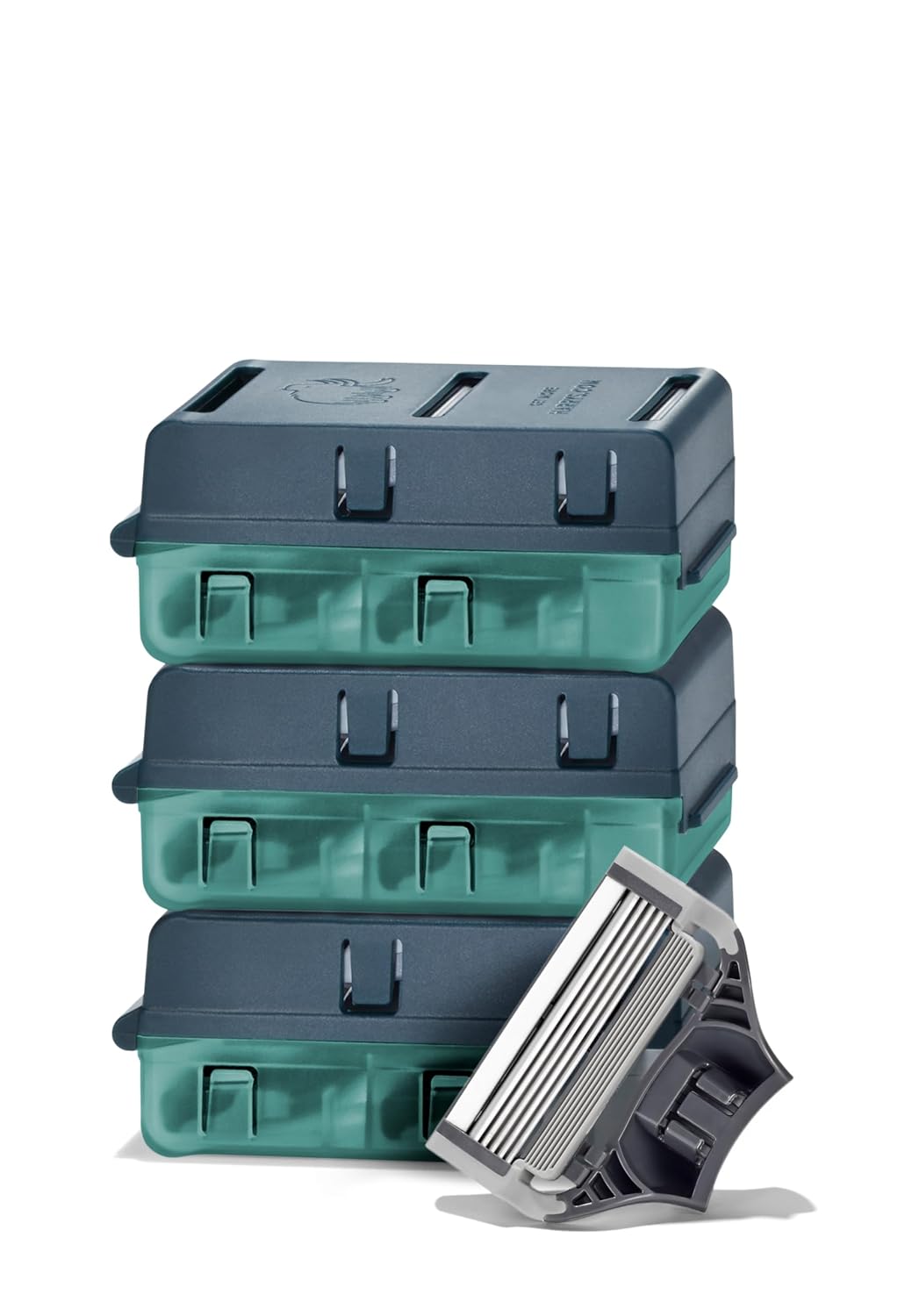 Harry's Original Shaving Kit for Men - 6 Razor Blade Refills, Foaming Shave Gel - German Engineered