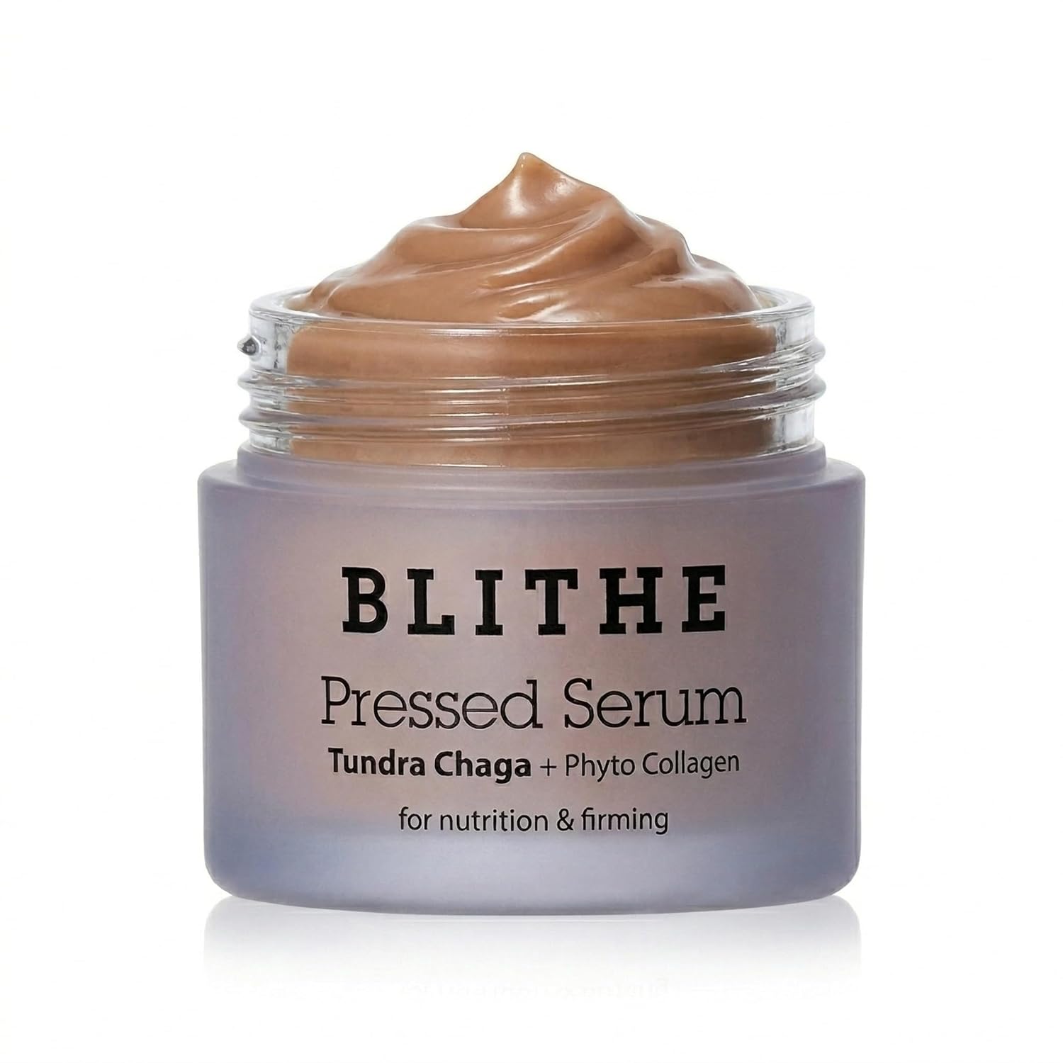 BLITHE Pressed Serum Tundra Chaga | Korean Moisturizer | Anti Aging & Skin Tightening Cream for Face | Night Cream For Woman Anti Aging | Valentines Day Gifts For Her, 0.91 fl oz