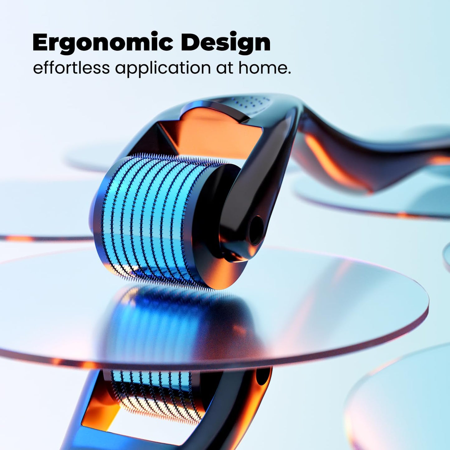 ROSELYNBOUTIQUE Derma Roller for Hair Beard Facial Skin Face Body Scalp 540 Titanium Microneedle for Men Women 0.25mm Cosmetic Beauty Instrument