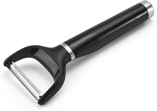 KitchenAid Y Peeler with Ergonomic Handle and Single Edge Blade – Dishwasher Safe with Protective Cover
