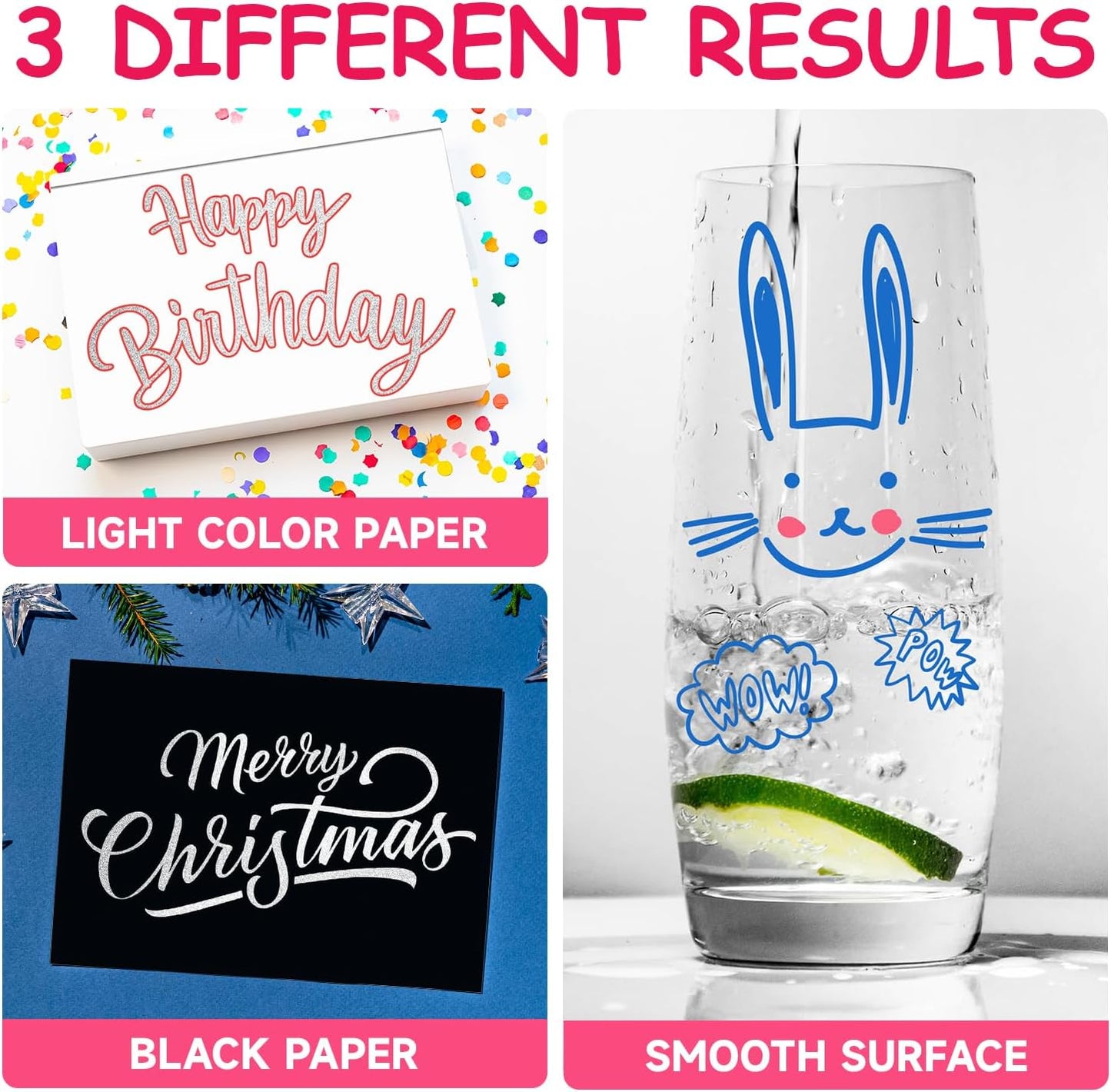 Stocking Stuffers, Outline Glitter Markers, Stocking Stuffers for Teen Girl Gifts Trendy Stuff, 12 Shimmer Markers Outline Pens for Art Supplies for Kids 9-12, Gifts for 4-12 Year Old Girls
