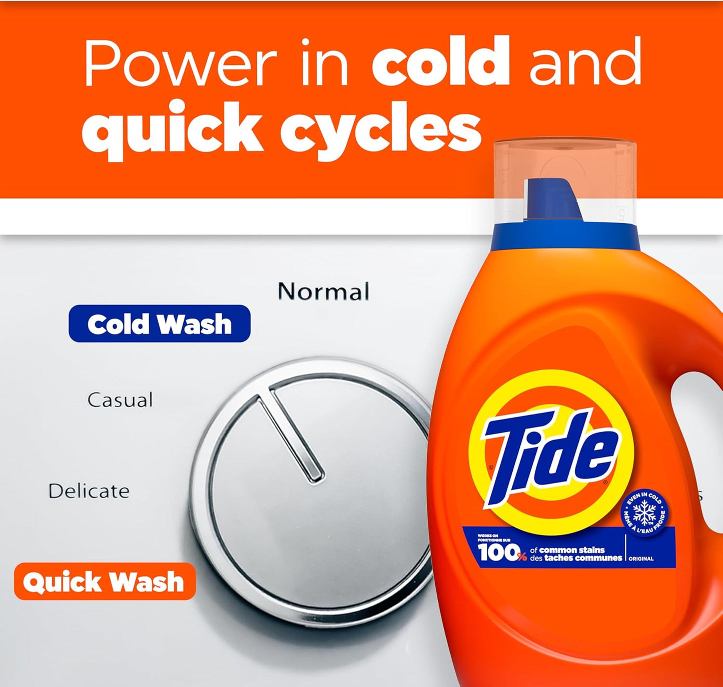 Tide Liquid Laundry Detergent, Original, 64 loads, 84 fl oz, HE Compatible (Packaging May Vary)