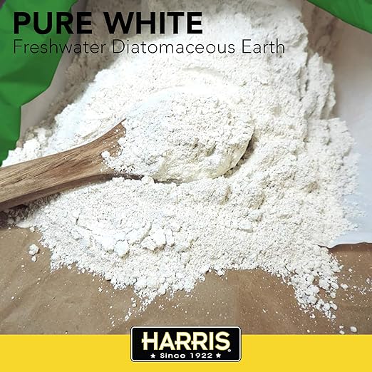 HARRIS Diatomaceous Earth Food Grade, Half Pound with Easy Application Puffer Tip