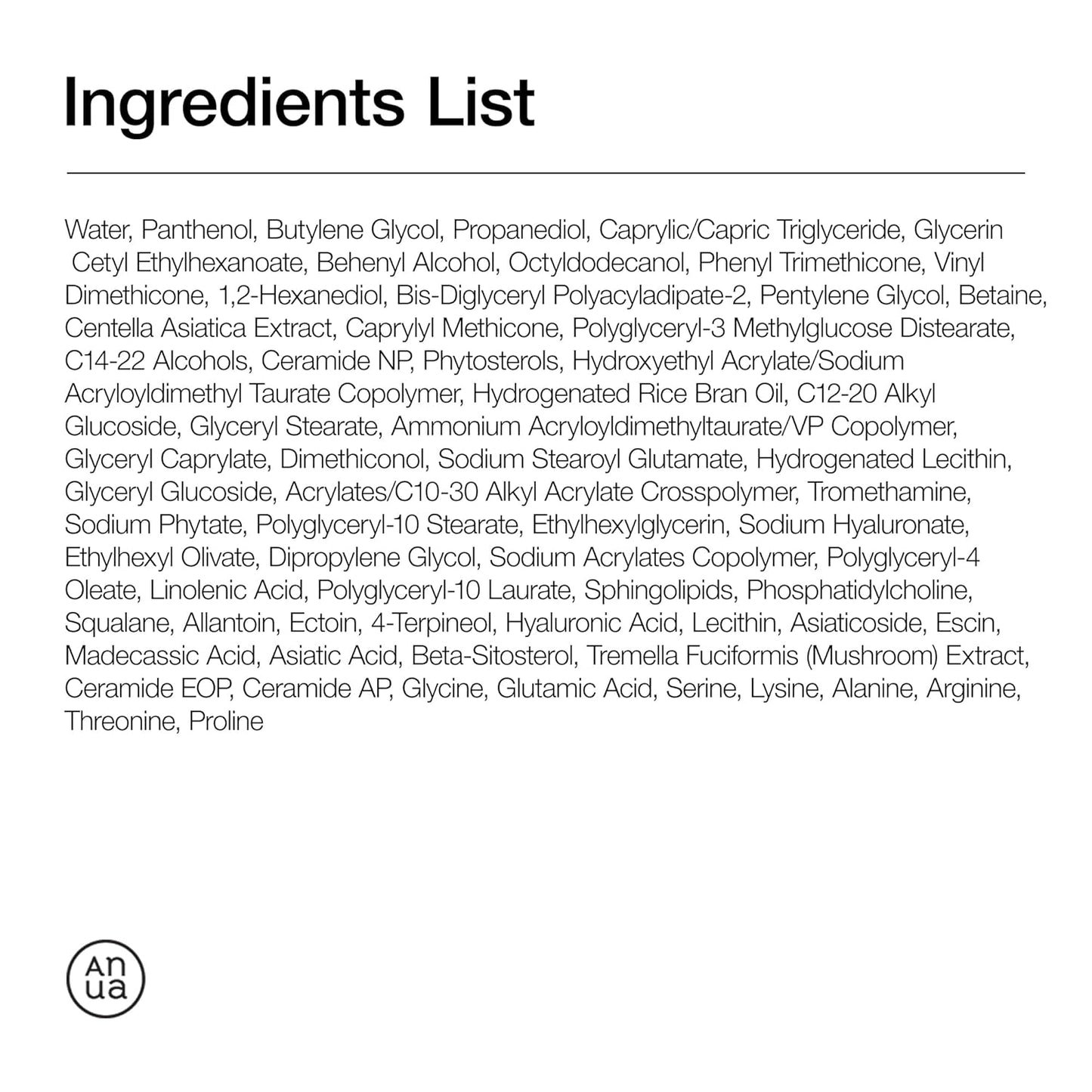 ANUA 3 Ceramide Panthenol Moisture Barrier Cream, Hydrating Face Moisturizer for Normal Skin, Panthenol, Ceramide, Centella for Skin Barrier Non Comedogenic, Korean Skincare (100ml/ 3.38 fl. oz.)