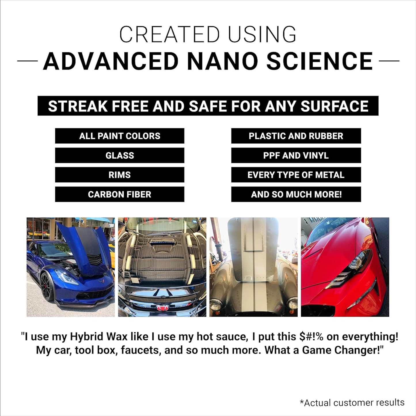 CAR GUYS Hybrid Spray Wax | Advanced Car Wax | Long Lasting and Easy To Use | Safe on All Surfaces | 18 Oz Kit with Towel