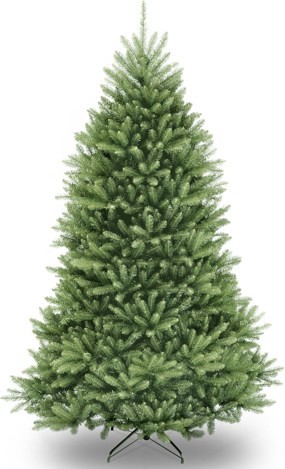 National Tree Company Artificial Full Christmas Tree, Green, Dunhill Fir, Includes Stand, 6 Feet