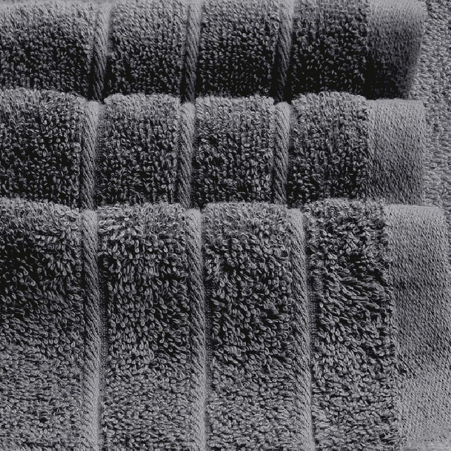 Tens Towels Pack of 4 Extra Large Bath Towels 30 x 60 Inches, 100% Cotton, Larger & Lighter Weight, Quicker to Dry, Super Soft and Absorbent, Perfect for Bathroom, Dark Grey