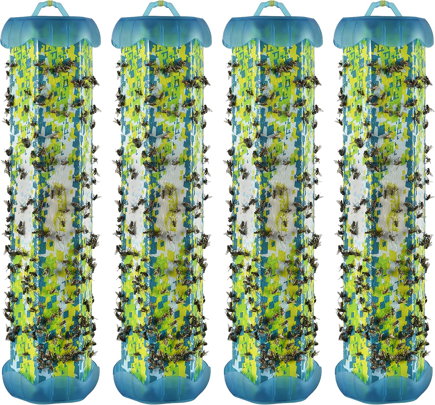 RESCUE! Non-Toxic TrapStik for Flies – Indoor Hanging Fly Trap - 4 Pack